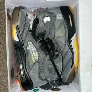 Off-White x Air Jordan 5 Retro SP 'Muslin'